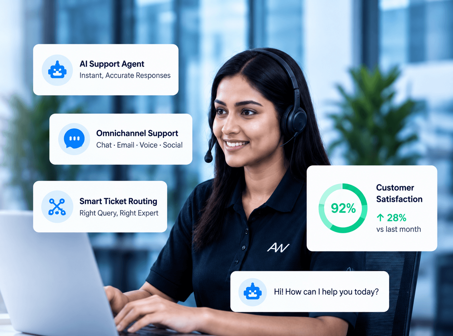 AI Customer Operations workspace and customer support